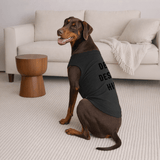Premium Organic Hunde-T-Shirt - Schwarz