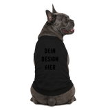 Premium Organic Hunde-T-Shirt - Schwarz