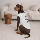 Premium Organic Hunde-T-Shirt - Weiß