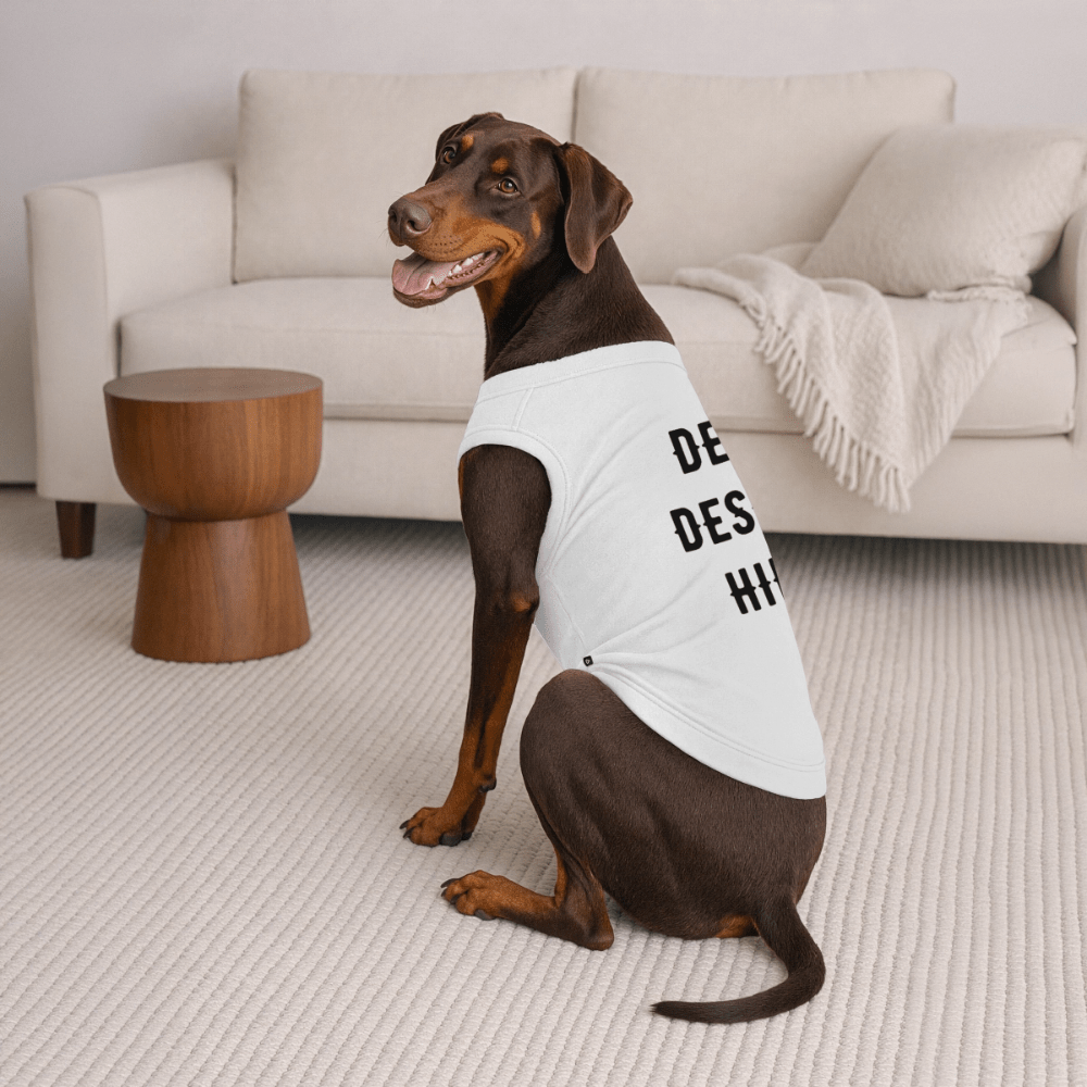Premium Organic Hunde-T-Shirt - Weiß