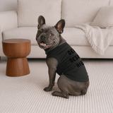 Premium Organic Hunde-T-Shirt - Schwarz