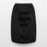 Premium Organic Hunde-T-Shirt - Schwarz