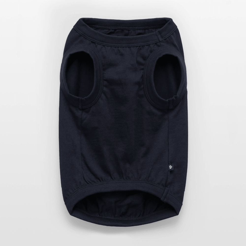 Premium Organic Hunde-T-Shirt - Navy