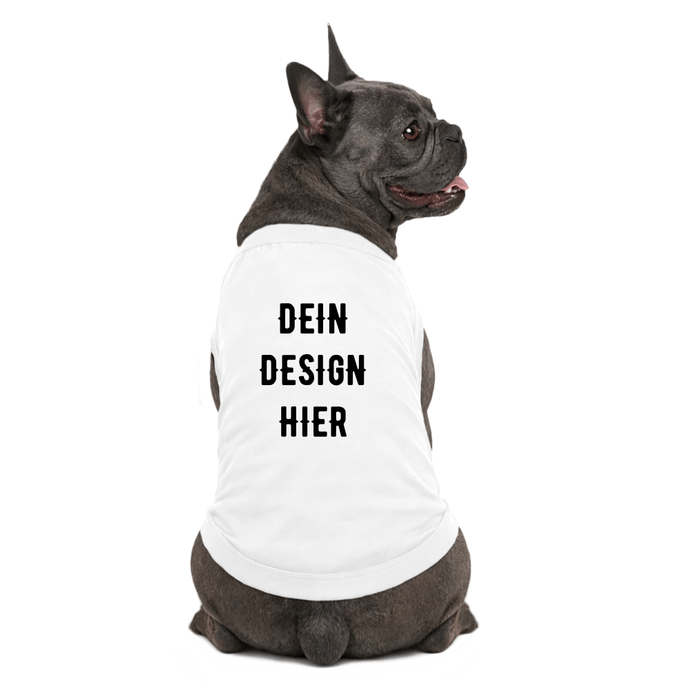 Premium Organic Hunde-T-Shirt - Weiß