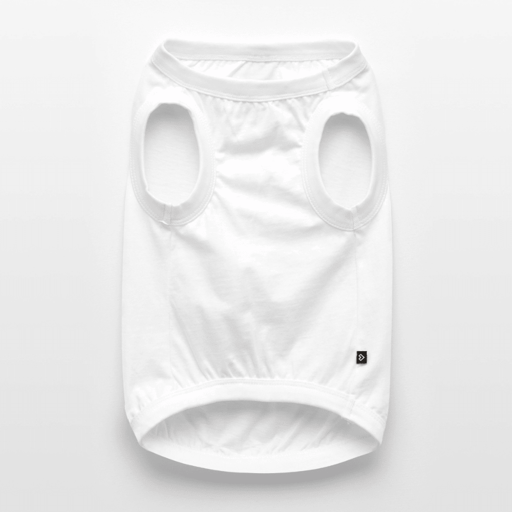 Premium Organic Hunde-T-Shirt - Weiß