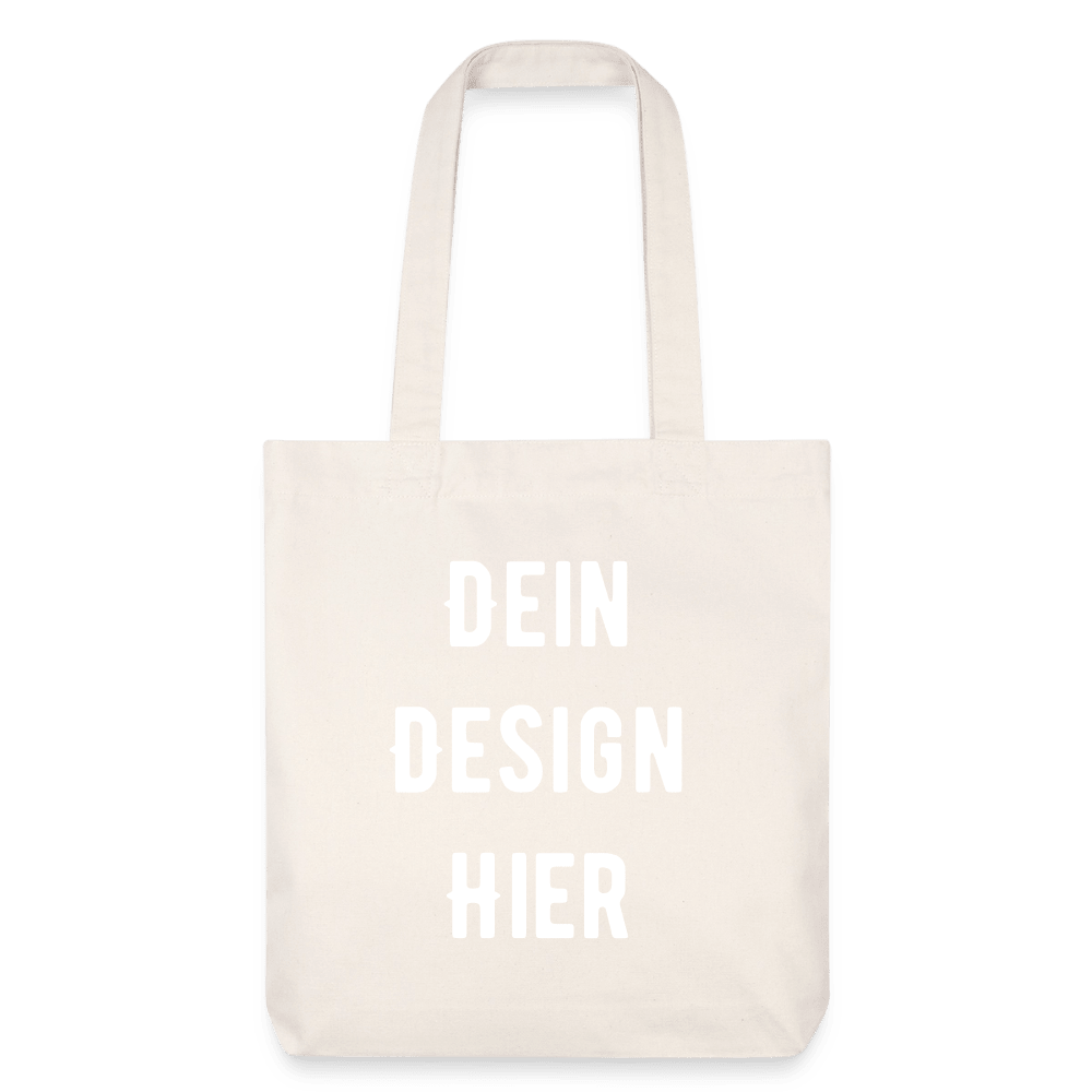 recycelter Heavyweight Stoffbeutel - Naturweiß