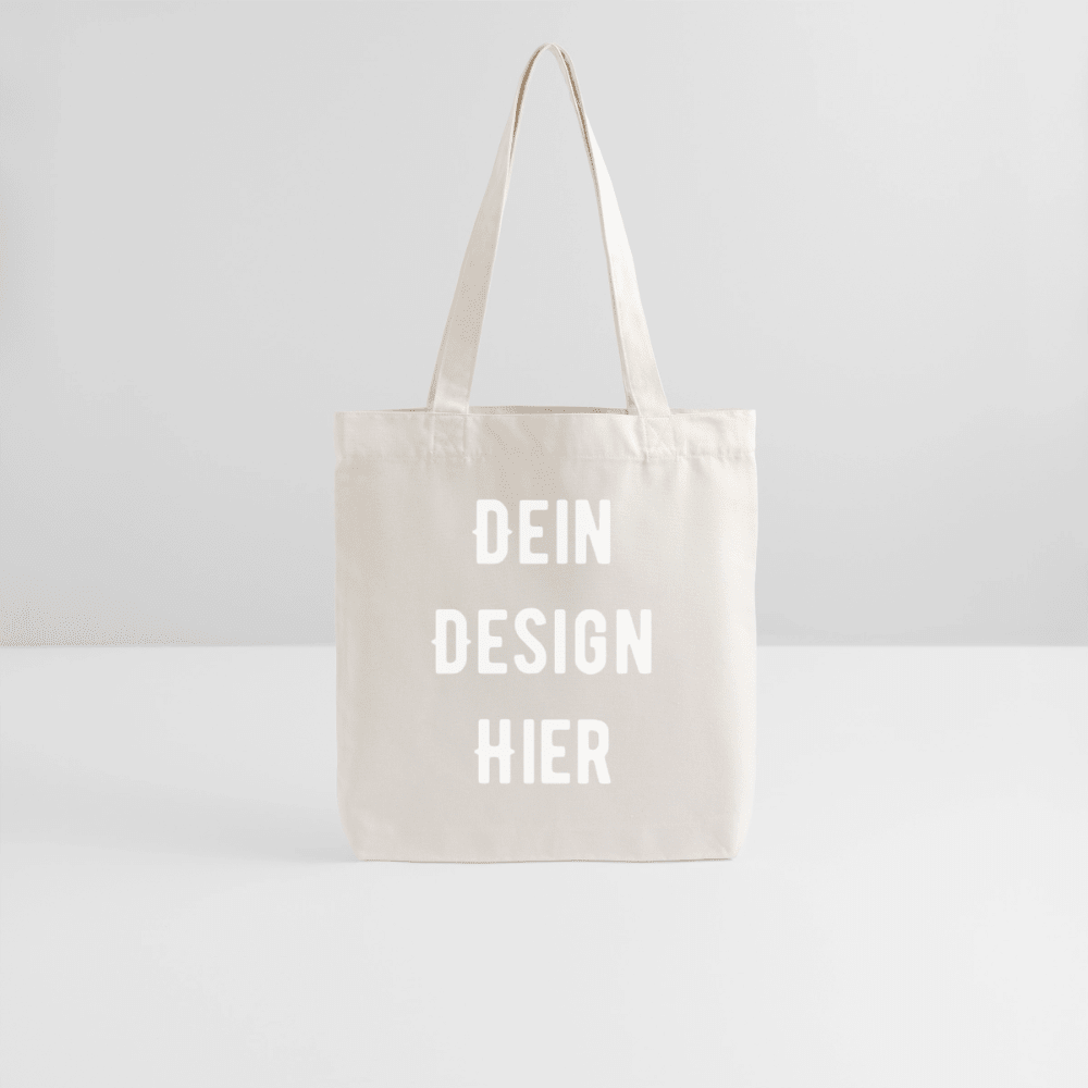 recycelter Heavyweight Stoffbeutel - Naturweiß