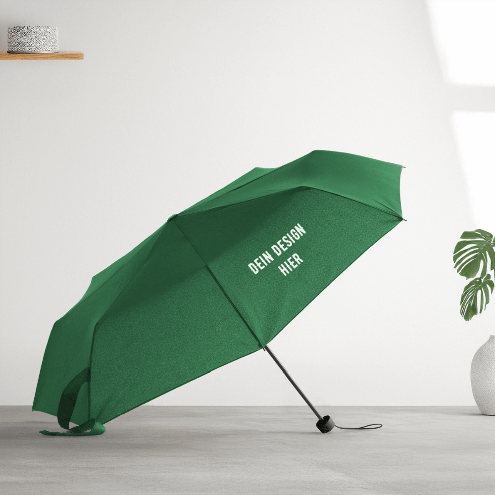 Regenschirm (klein) - Flaschengrün