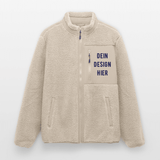 RELAXED FIT Unisex Sherpajacke von Stanley/Stella - Beige