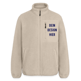 RELAXED FIT Unisex Sherpajacke von Stanley/Stella - Beige