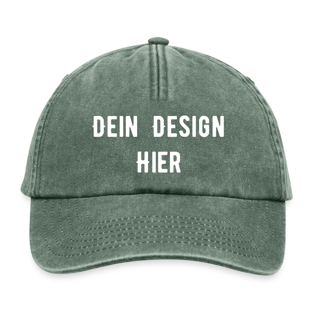 Relaxed Vintage Cap - Vintage Flaschengrün 