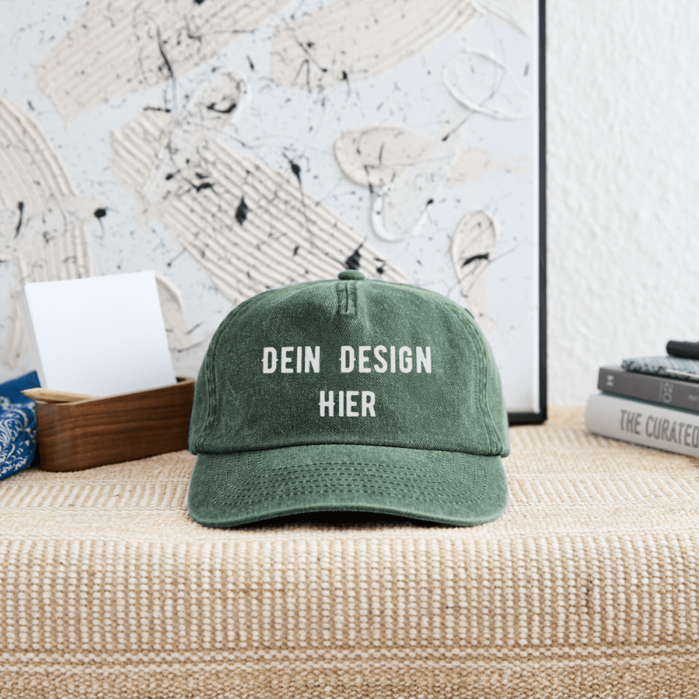Relaxed Vintage Cap - Vintage Flaschengrün 