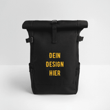 Rolltop Rucksack - Schwarz