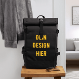 Rolltop Rucksack - Schwarz