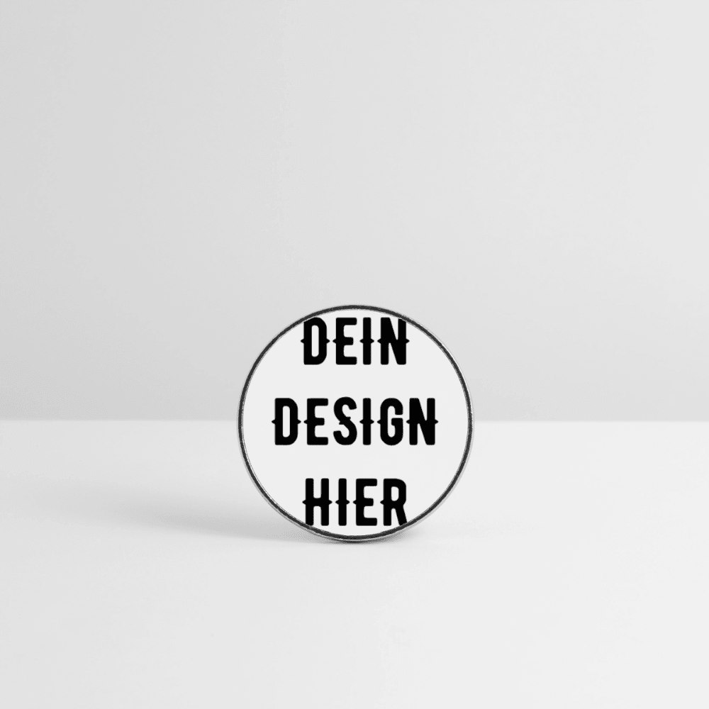 Runder Kühlschrankmagnet - Weiß