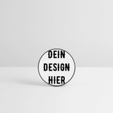 Runder Kühlschrankmagnet - Weiß