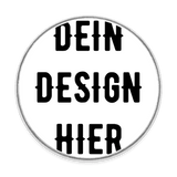Runder Kühlschrankmagnet - Weiß