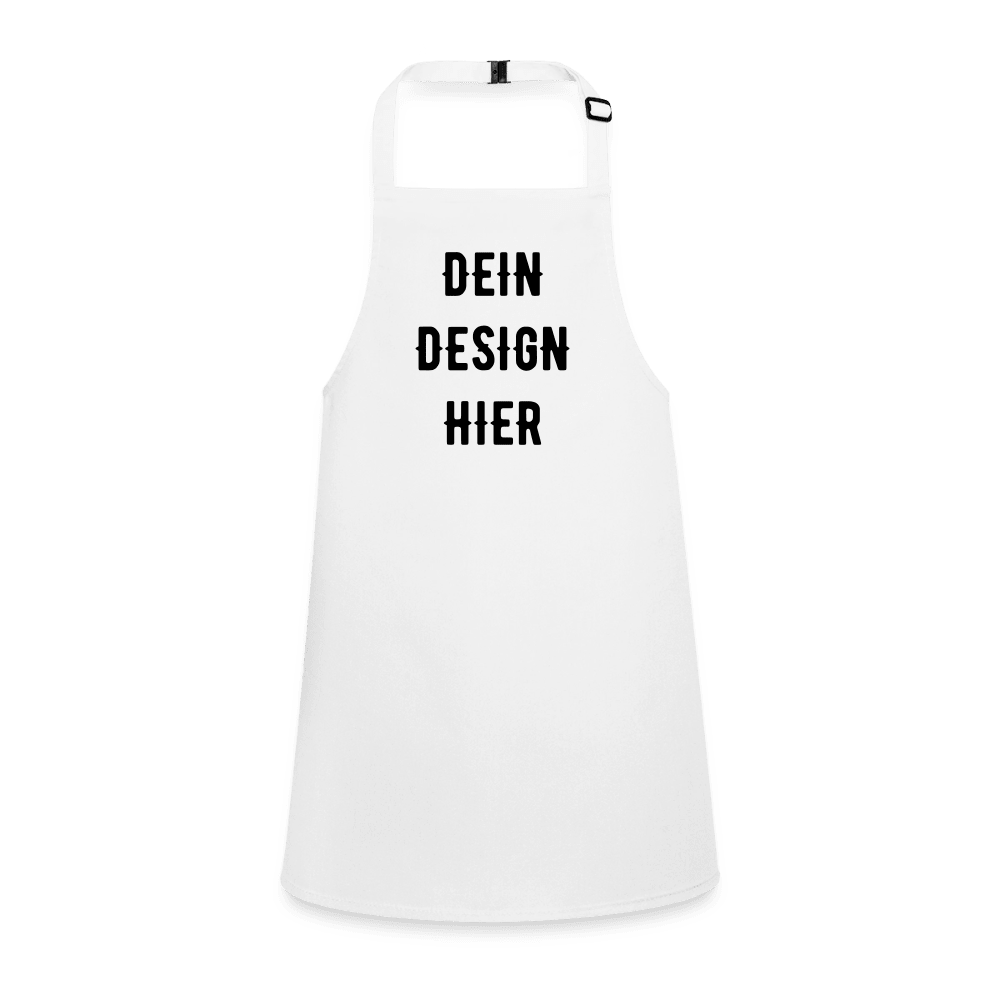 Schürze für Kinder - Weiß