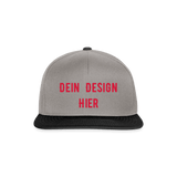 Snapback Cap - Graphit/Schwarz