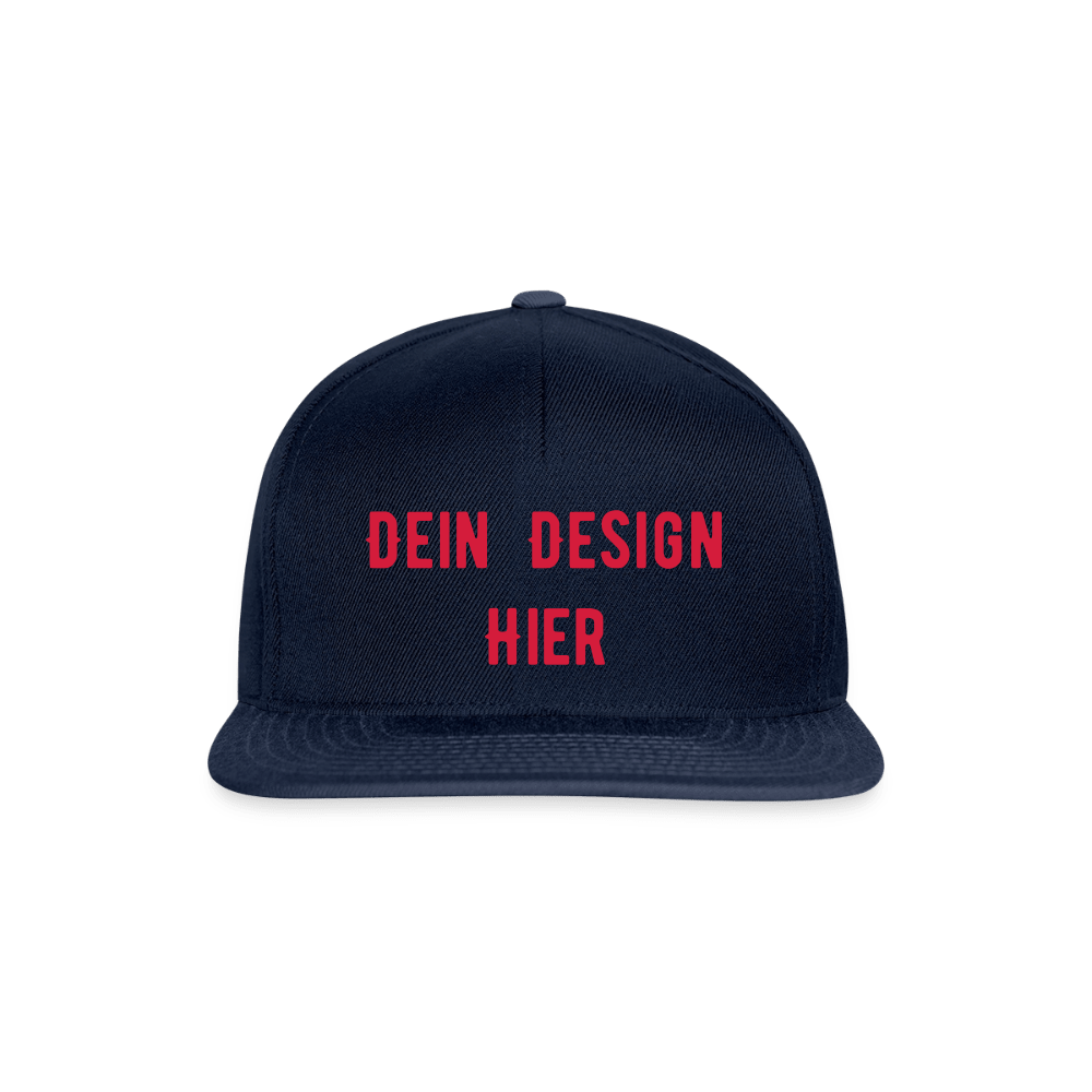 Snapback Cap - Navy/Navy