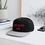 Snapback Cap - Schwarz/Grau