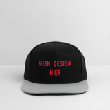 Snapback Cap - Schwarz/Grau