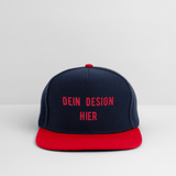 Snapback Cap - Navy/Rot