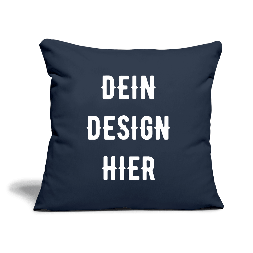 Sofakissen mit Füllung 44 x 44 cm - Navy