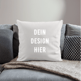 Sofakissen mit Füllung 44 x 44 cm - Naturweiß 