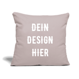Sofakissen mit Füllung 44 x 44 cm - helles Taupe