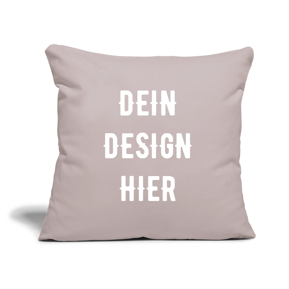Sofakissenbezug 44 x 44 cm - helles Taupe