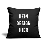 Sofakissenbezug 44 x 44 cm - Schwarz