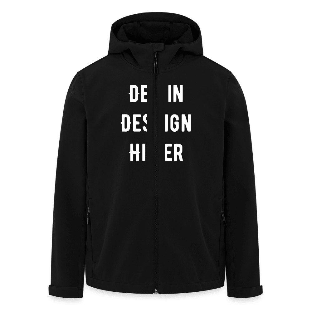 Stanley/Stella Männer Recycled Softshell Jacke Discoverer - Schwarz