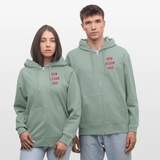 Stanley/Stella Unisex Bio-Kapuzenjacke CULTIVATOR - Helles Graugrün