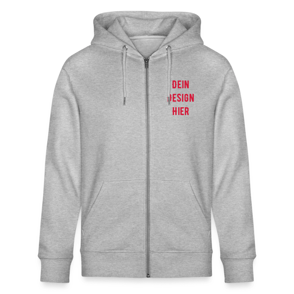 Stanley/Stella Unisex Bio-Kapuzenjacke CULTIVATOR - Grau meliert