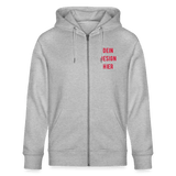 Stanley/Stella Unisex Bio-Kapuzenjacke CULTIVATOR - Grau meliert