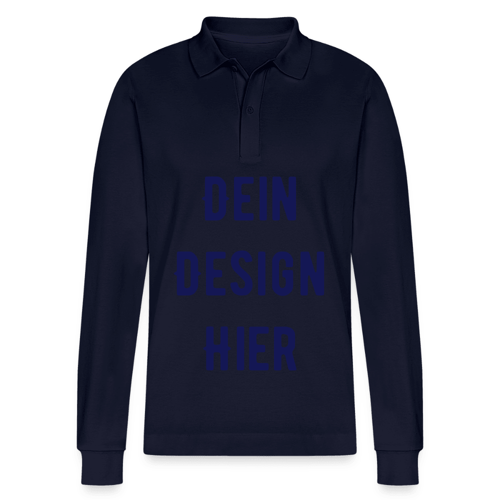 Stanley/Stella Unisex Bio-Langarm-Poloshirt Prepster - Navy
