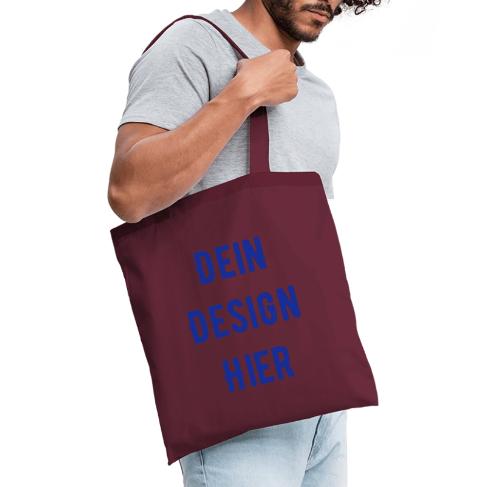 Stoffbeutel - Burgunderrot