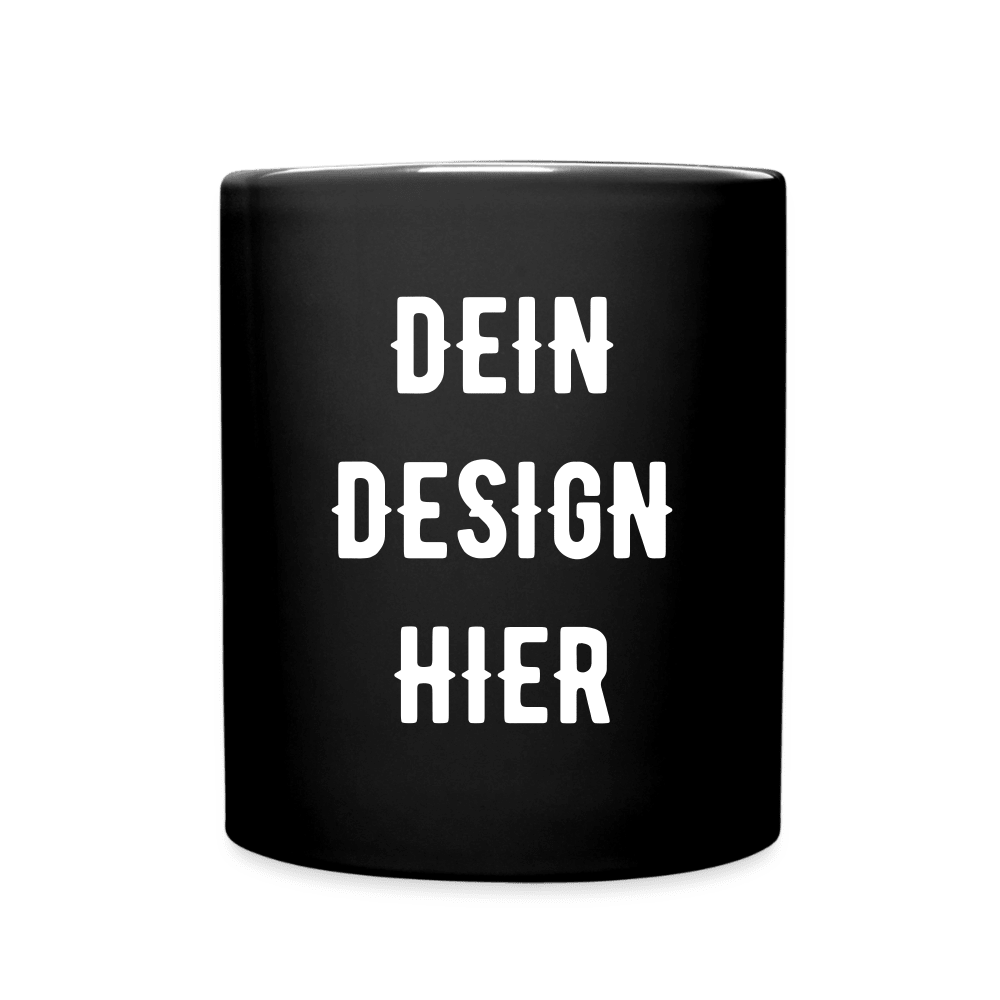 Tasse einfarbig - Schwarz