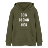 Teenager Bio-Hoodie Mini Cruiser - Khaki