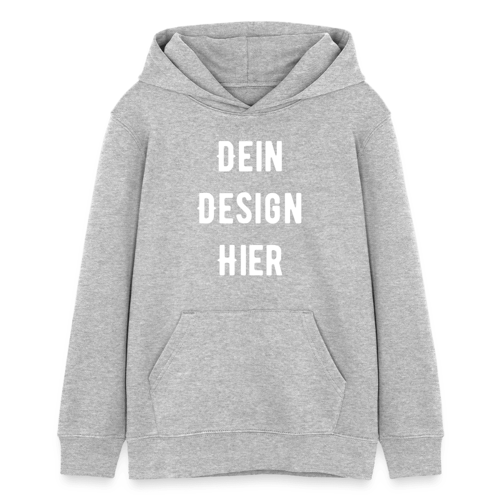 Teenager Bio-Hoodie Mini Cruiser - Grau meliert