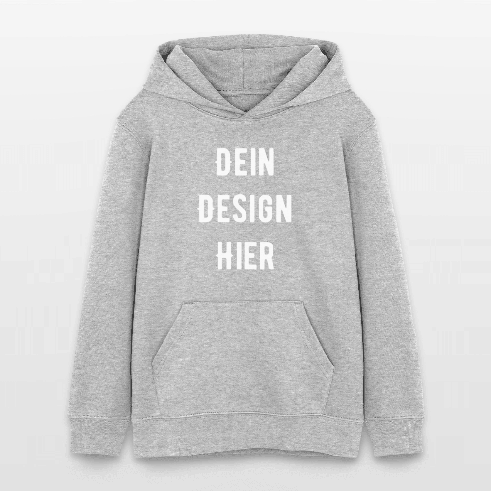 Teenager Bio-Hoodie Mini Cruiser - Grau meliert