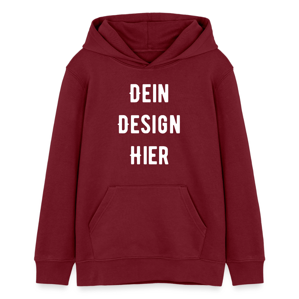 Teenager Bio-Hoodie Mini Cruiser - Burgunderrot