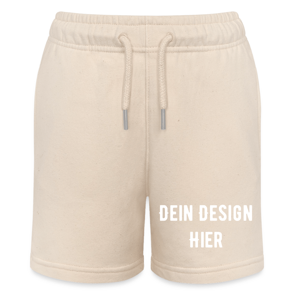 Teenager Bio-Joggingshorts - Natur