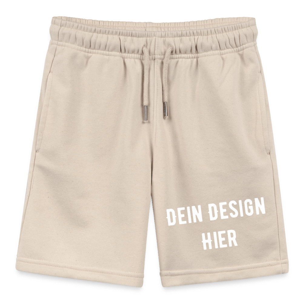 Teenager Bio-Joggingshorts - Natur