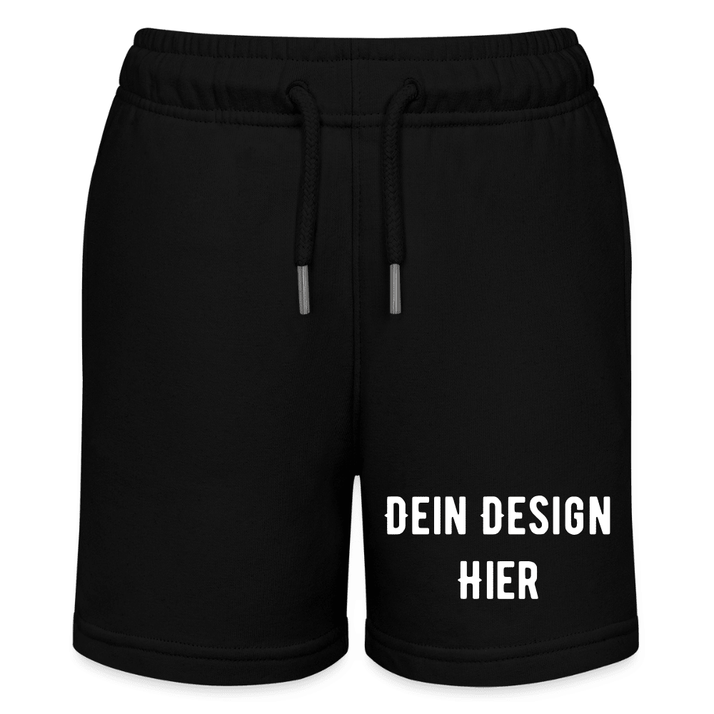 Teenager Bio-Joggingshorts - Schwarz