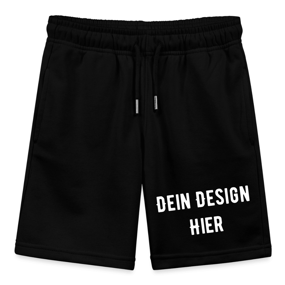 Teenager Bio-Joggingshorts - Schwarz
