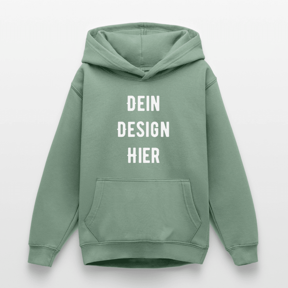Teenager Hoodie - Graugrün