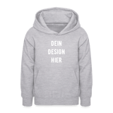 Teenager Hoodie - Hellgrau meliert