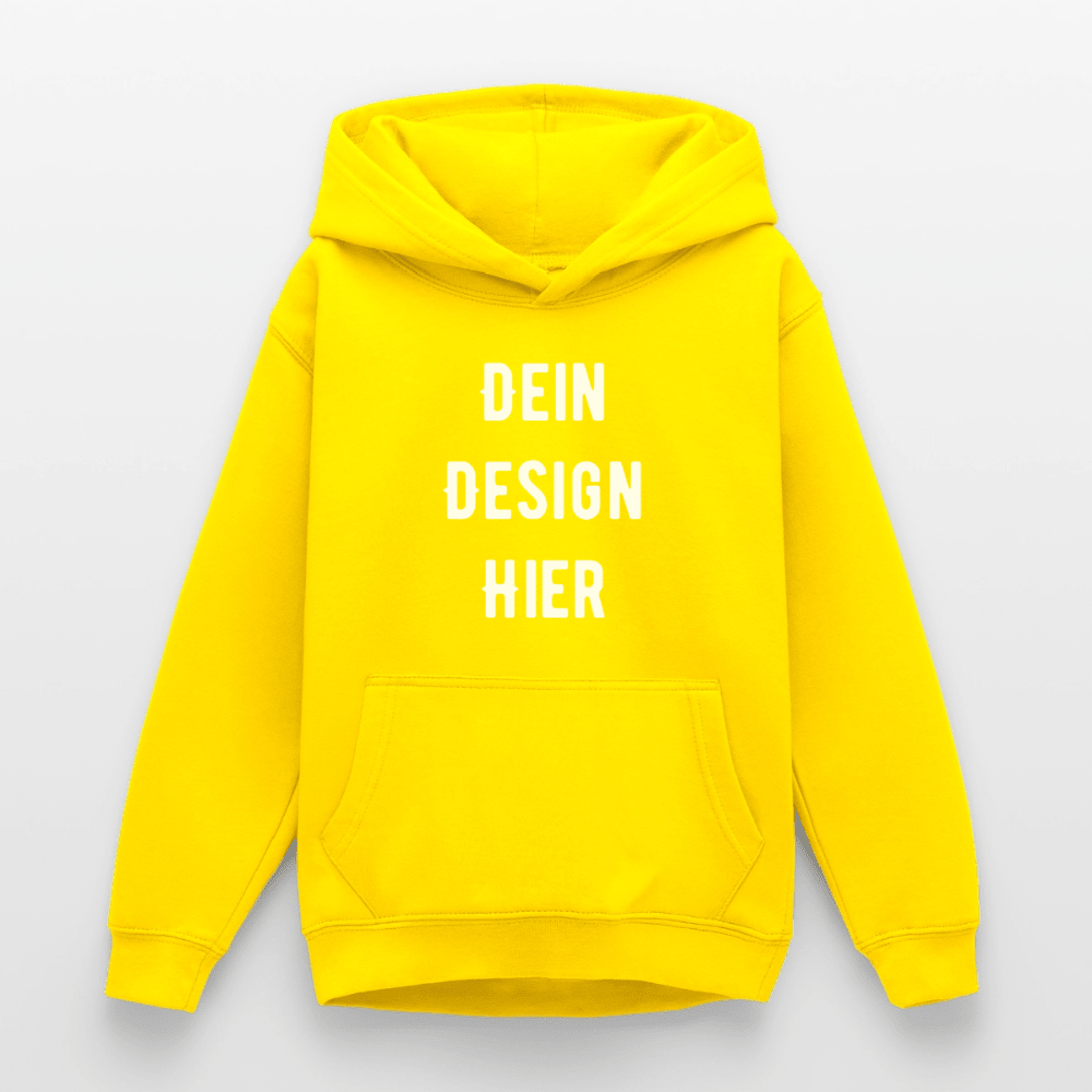 Teenager Hoodie - Gelb